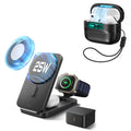 25W CryoBoost Foldable 3-in-1 Magnetic Charger and AirPods Pro 3 Pulse FlickLock Case Bundle – EU Plug-Black ESR ESR