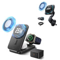 25W CryoBoost Foldable 3-in-1 Magnetic Charger and Car Charger (Air Vent)  Bundle– EU Plug-Black ESR ESR