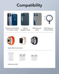 3-in-1 Watch Wireless Charging Set (HaloLock) - White - UK-Plug