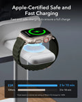 3-in-1 Watch Wireless Charging Set (HaloLock) - White - UK-Plug ESR ESR