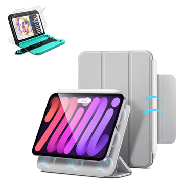 Pack magnétique Rebound pour écrire et protéger l’iPad mini (A20 Pro) - Gray