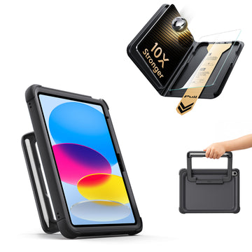 iPad 11" (A16) 2025 Kids Ultimate Protection Bundle - Black