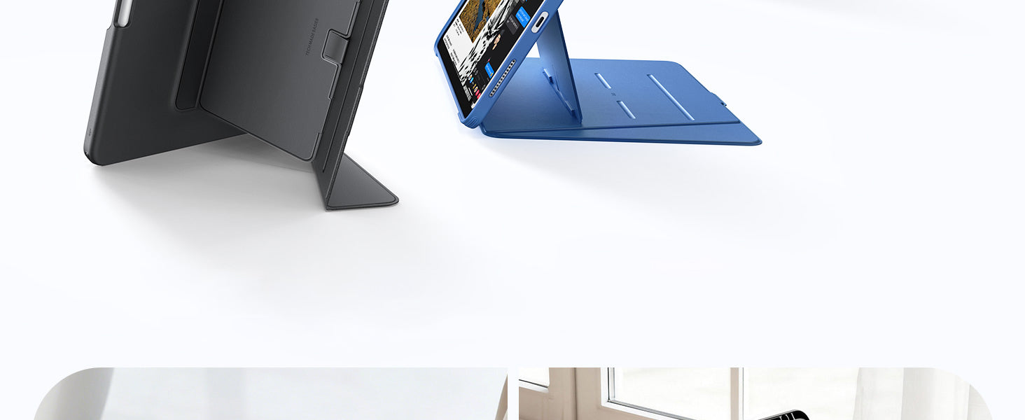 Navy Blue iPad 11th Gen(A16) Magnetic Case with Pencil Holder | ESR