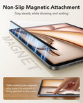 iPad Air 13“ (2025) Magnetische Rebound Tastatur Hülle 360 Schutz Paper Feel Bündel - DE Layout -Schwarz ESR ESR