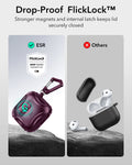 AirPods 4 Cyber FlickLock Case (HaloLock) - Burgundy ESR ESR