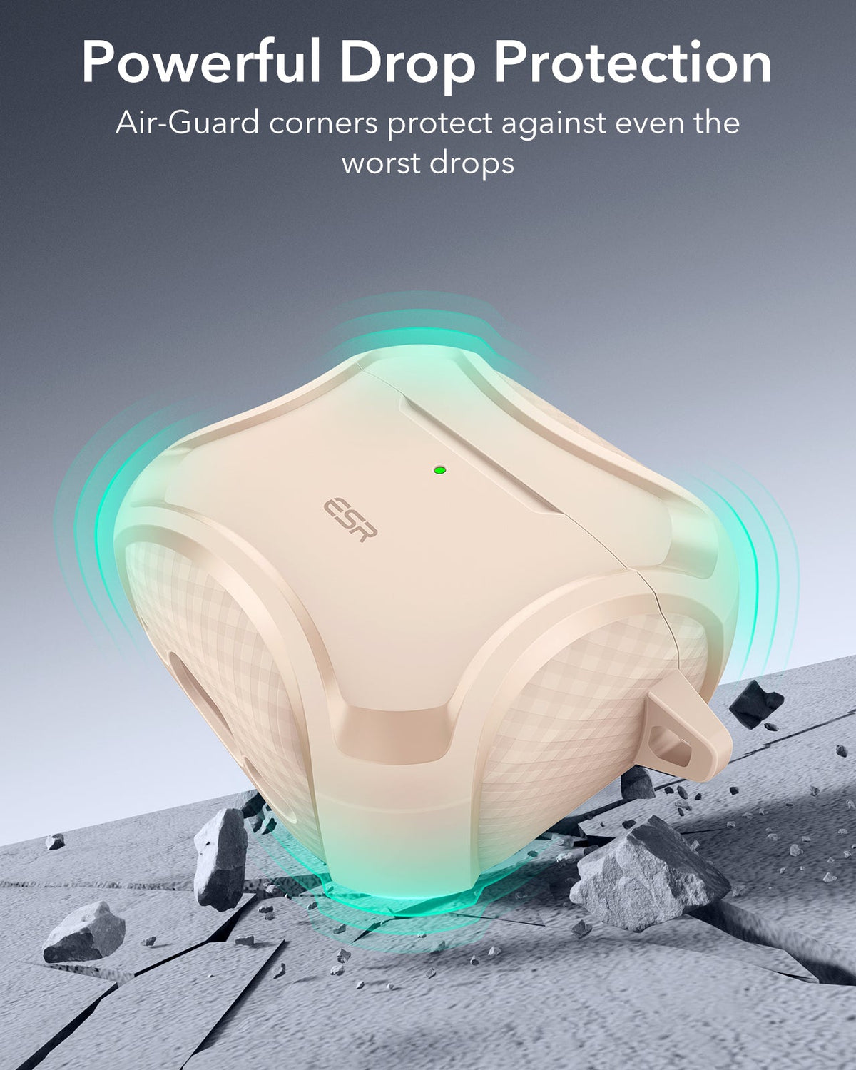 AirPods 5 Cyber Tough Magnetic Case - Desert Titanium ESR ESR