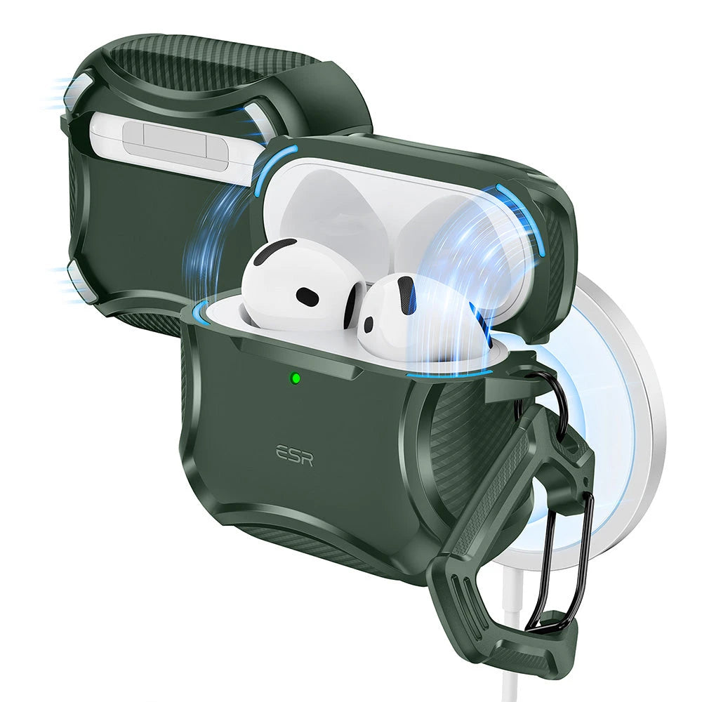 AirPods 5 Cyber Tough Magnetic Case - Green ESR ESR