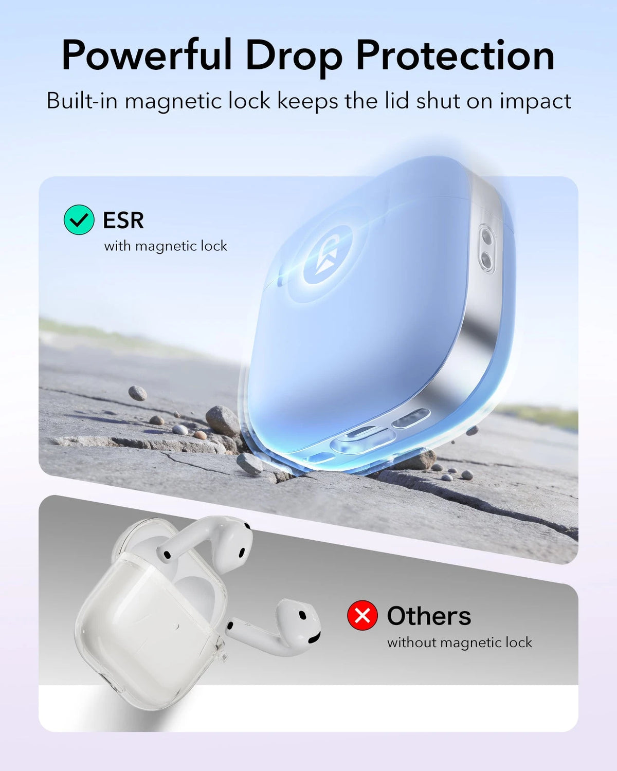 AirPods 5 Pulse Lite Magnetic Case - Light Blue ESR ESR