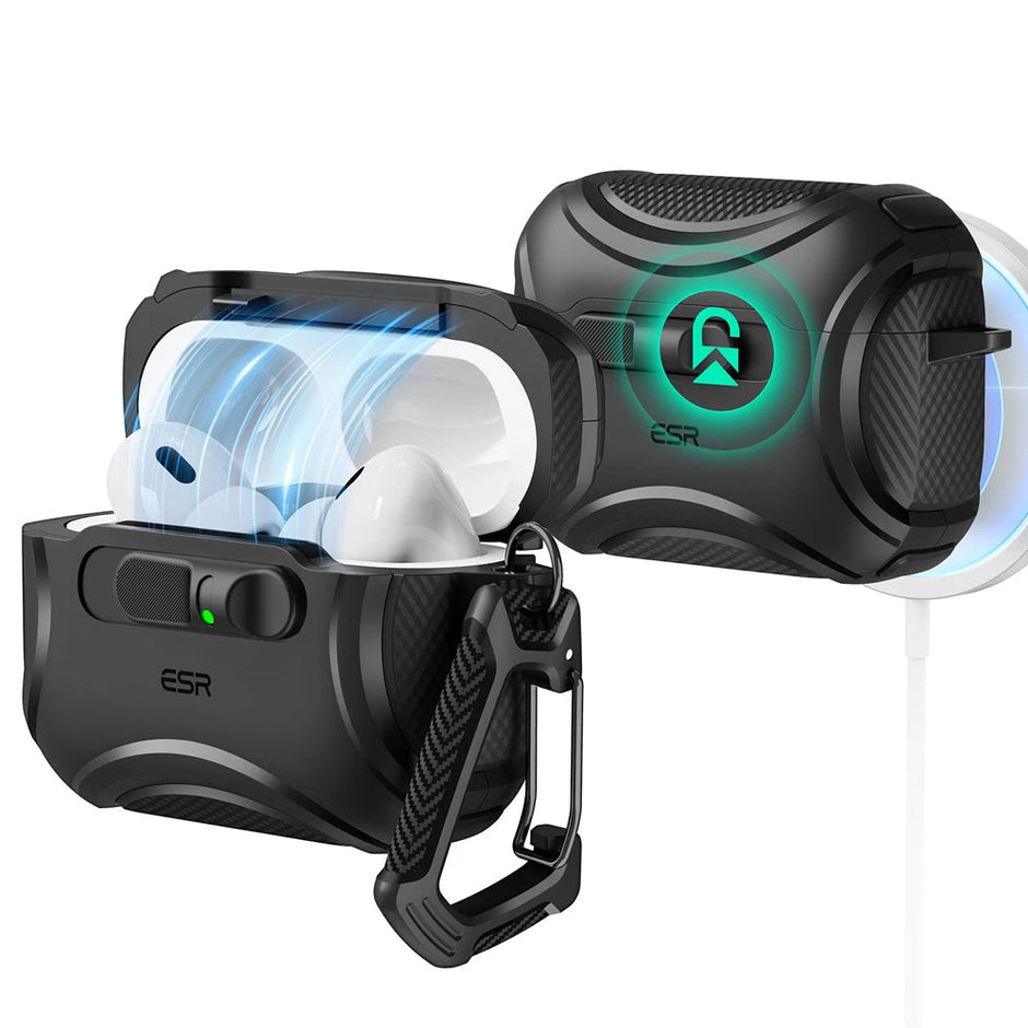 AirPods Pro 3 Cases MagSafe Charging Shockproof Protection ESR airpods-pro-3-cases-magsafe-charging-shockproof-protection-esr