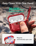 ESR AirPods Pro 3 Cyber FlickLock Charging Case Red Easy Open