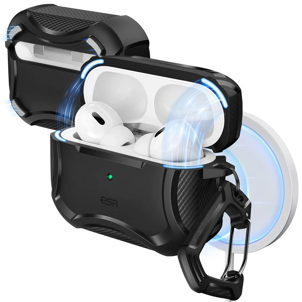 AirPods Pro 3 Cyber Tough Magentic Case - Black ESR ESR