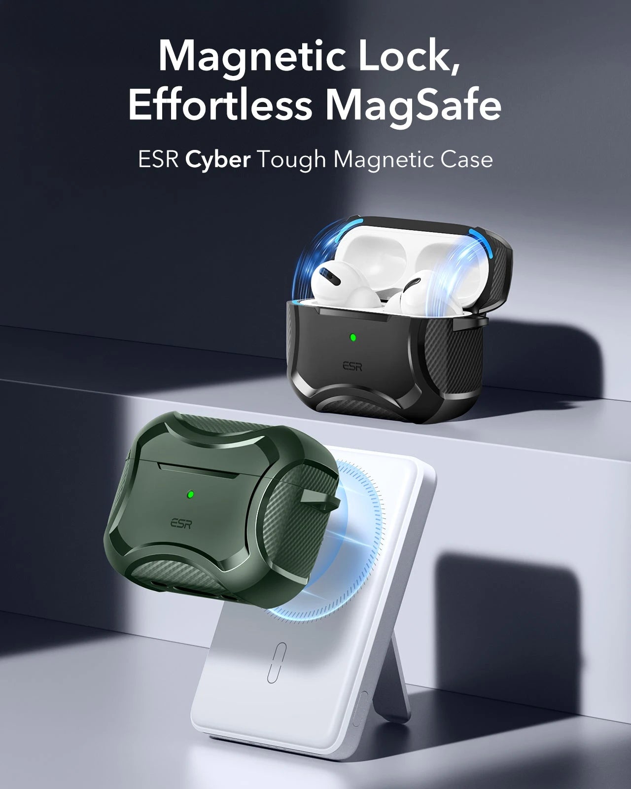 ESR AirPods Pro 3 Rugged Charging Case Green