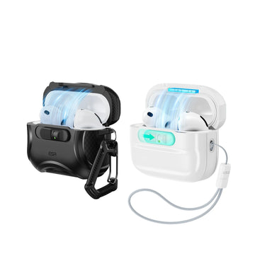 AirPods Pro 3 Dual Style Security Lock Bundle - Black & White ESR ESR