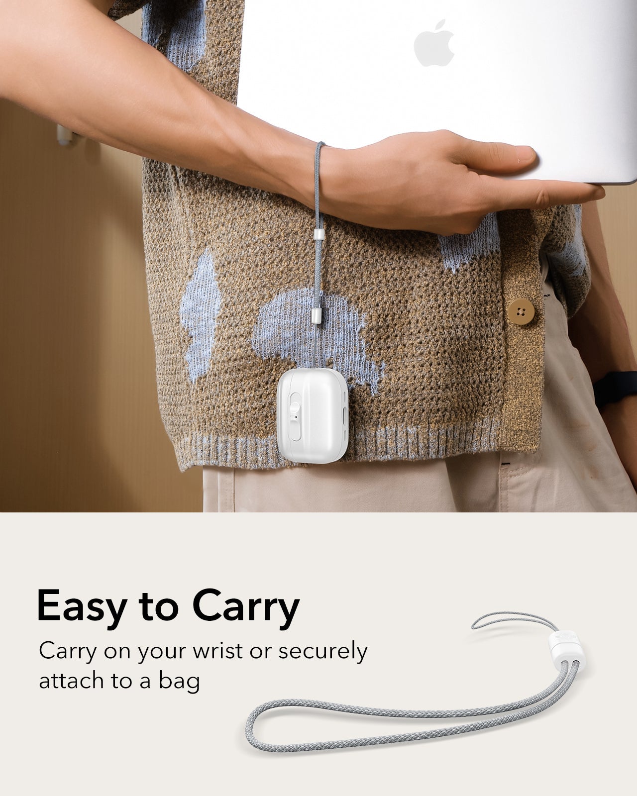 Couples AirPods Pro 3 Lock Case Bundle: Titanium Cyber & White Pulse