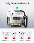 AirPods Pro 3 Dual Style Security Lock Bundle - Titanium & Black ESR ESR