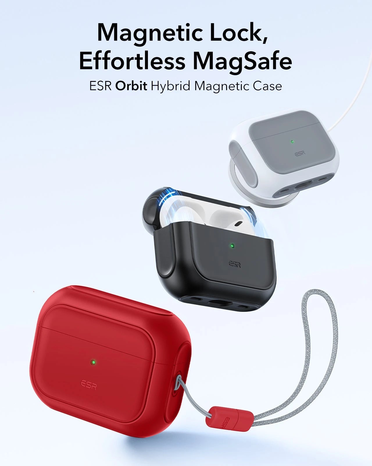 AirPods Pro 3 Oribt Hybird Magnetic Case - Dark Red ESR ESR