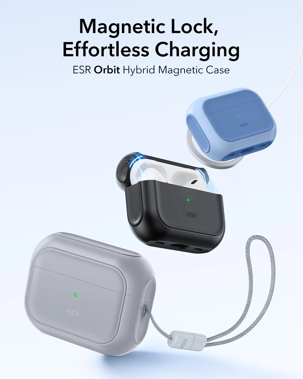 Gray AirPods Pro 3 Case cover 2025 