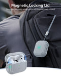 Gray AirPods Pro 3 Case cover magnetic locking lid