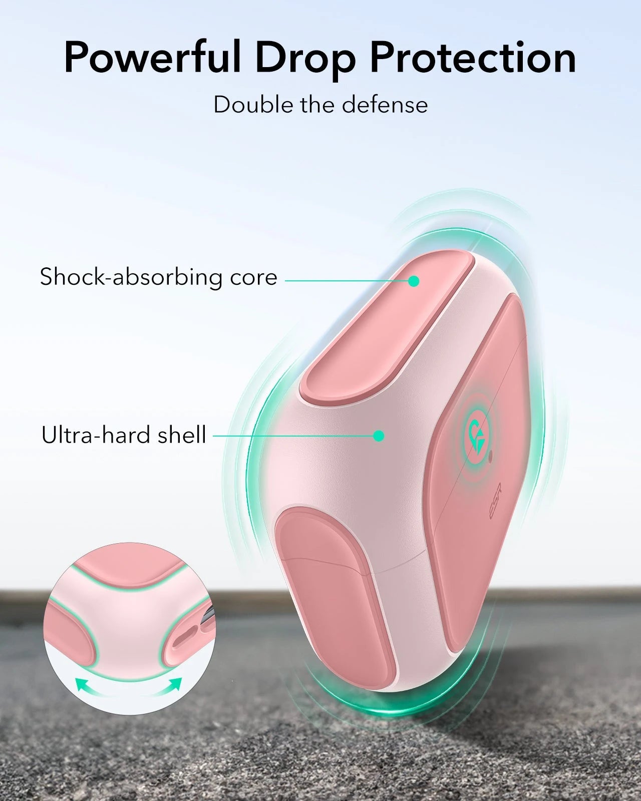 AirPods Pro 3 Oribt Hybird Magnetic Case - Pink ESR ESR
