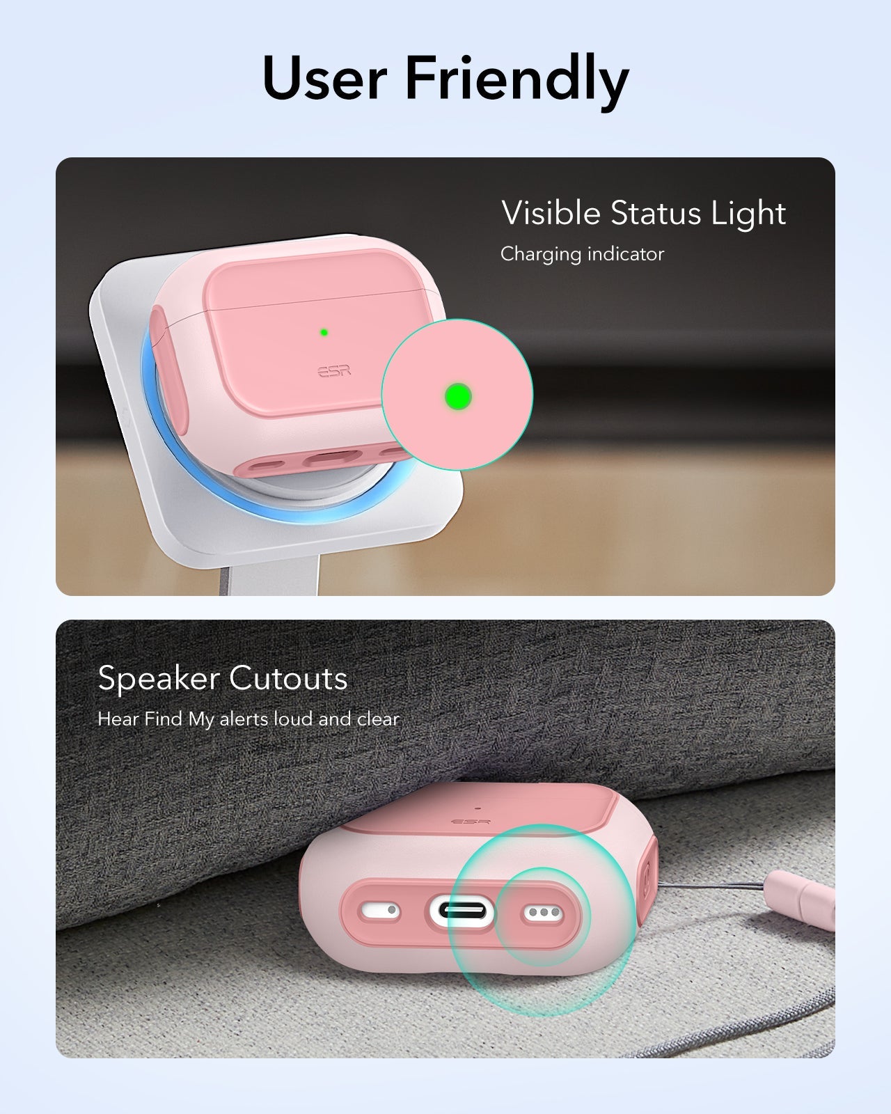 AirPods Pro 3 Oribt Hybird Magnetic Case - Pink ESR ESR