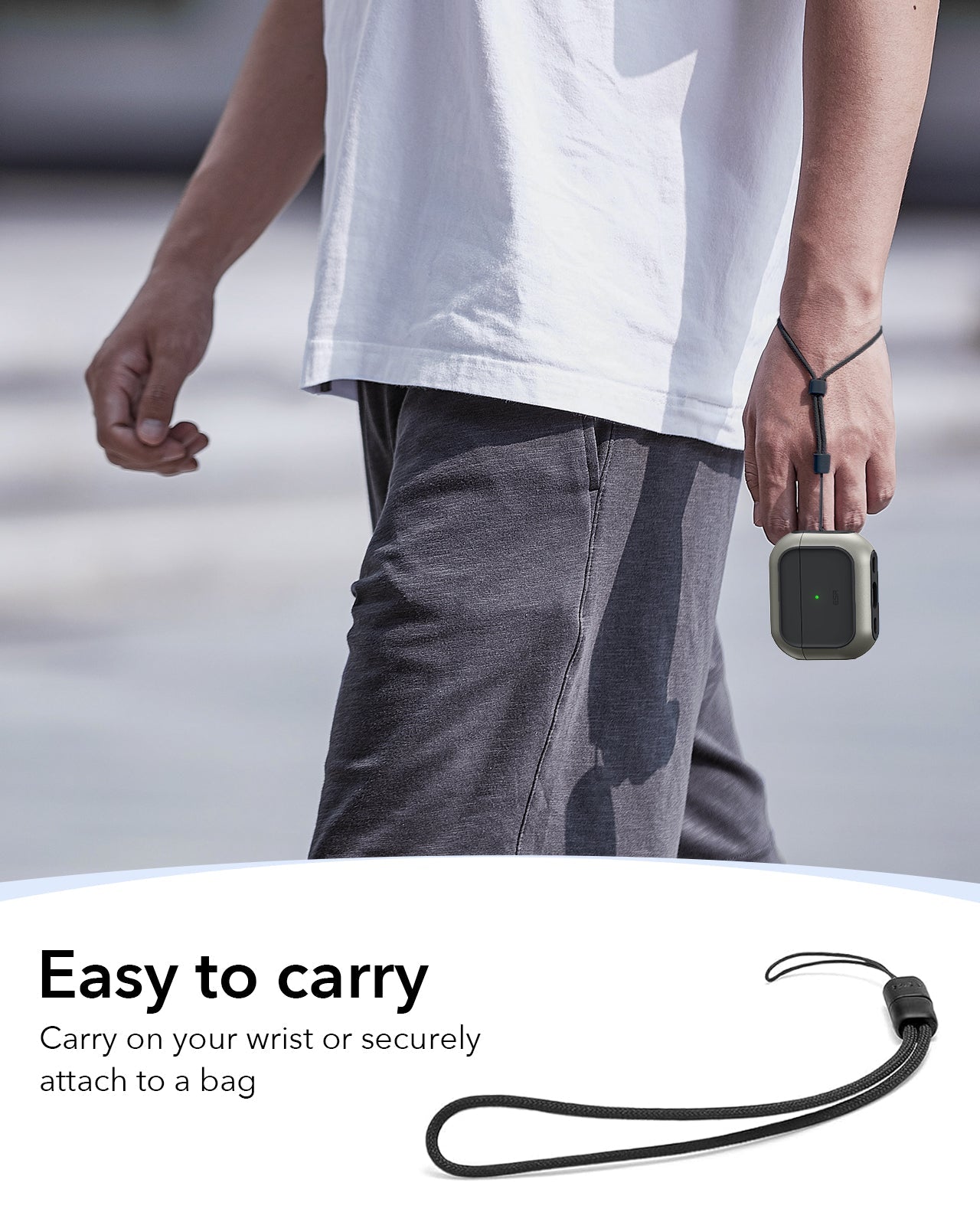 AirPods Pro 3 Oribt Hybird Magnetic Case - Titanium ESR ESR