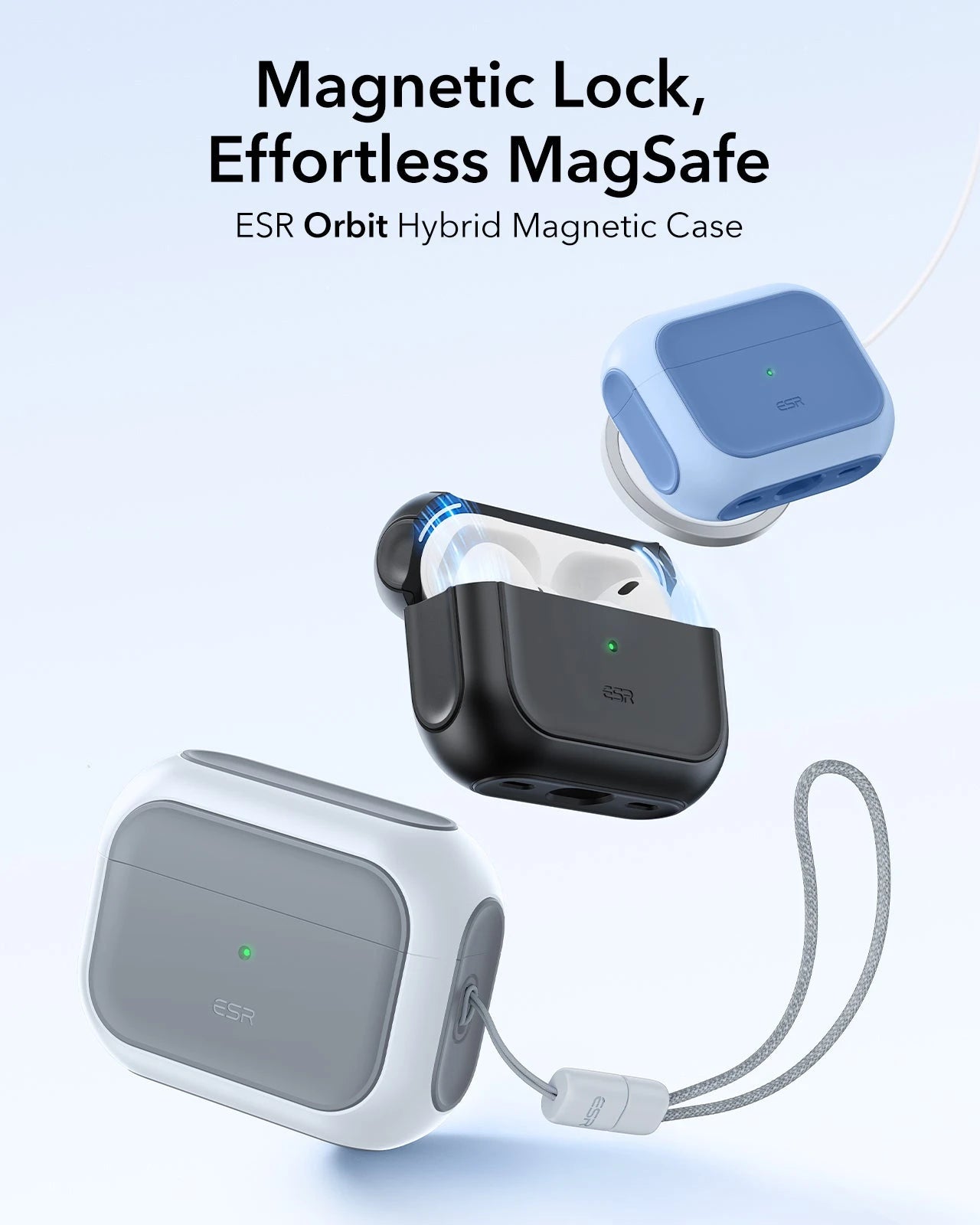 AirPods Pro 3 Oribt Hybird Magnetic Case - White ESR ESR