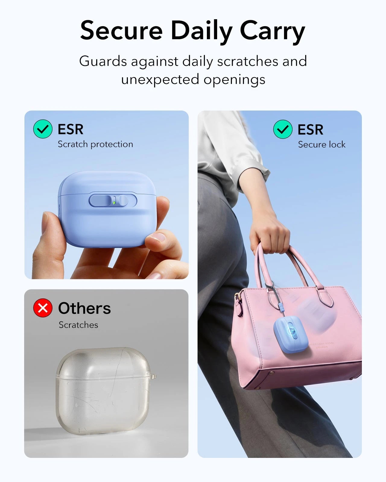 AirPods Pro 3 Pulse FlickLock Magnetic Case - Light Blue ESR ESR