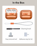 AirPods Pro 3 Pulse FlickLock Charging Case Cover Orange  what in the box