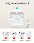 AirPods Pro 3 Pulse FlickLock Charging Case Cover White only for AirPods Pro 3