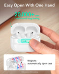AirPods Pro 3 Pulse FlickLock Charging Case Cover White easy open with one hand