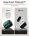 AirPods Pro 3 Pulse FlickLock Charging Case Cover Black Drop Proof Flicklock