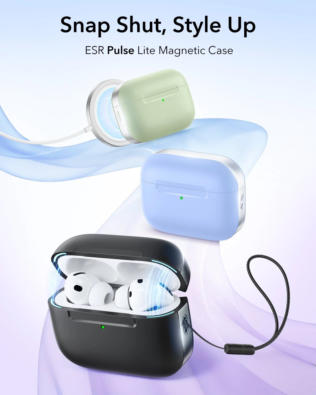 AirPods Pro 3 Pulse Lite Magnetic Case - Black ESR ESR