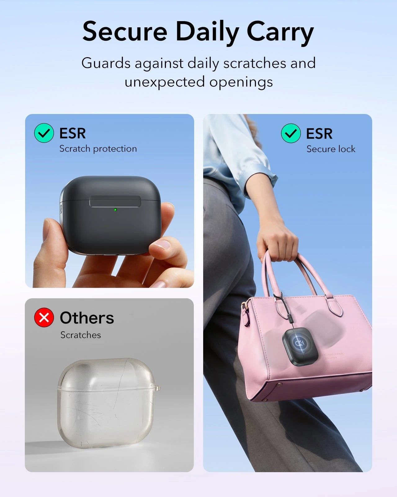 AirPods Pro 3 Pulse Lite Magnetic Case - Black ESR ESR