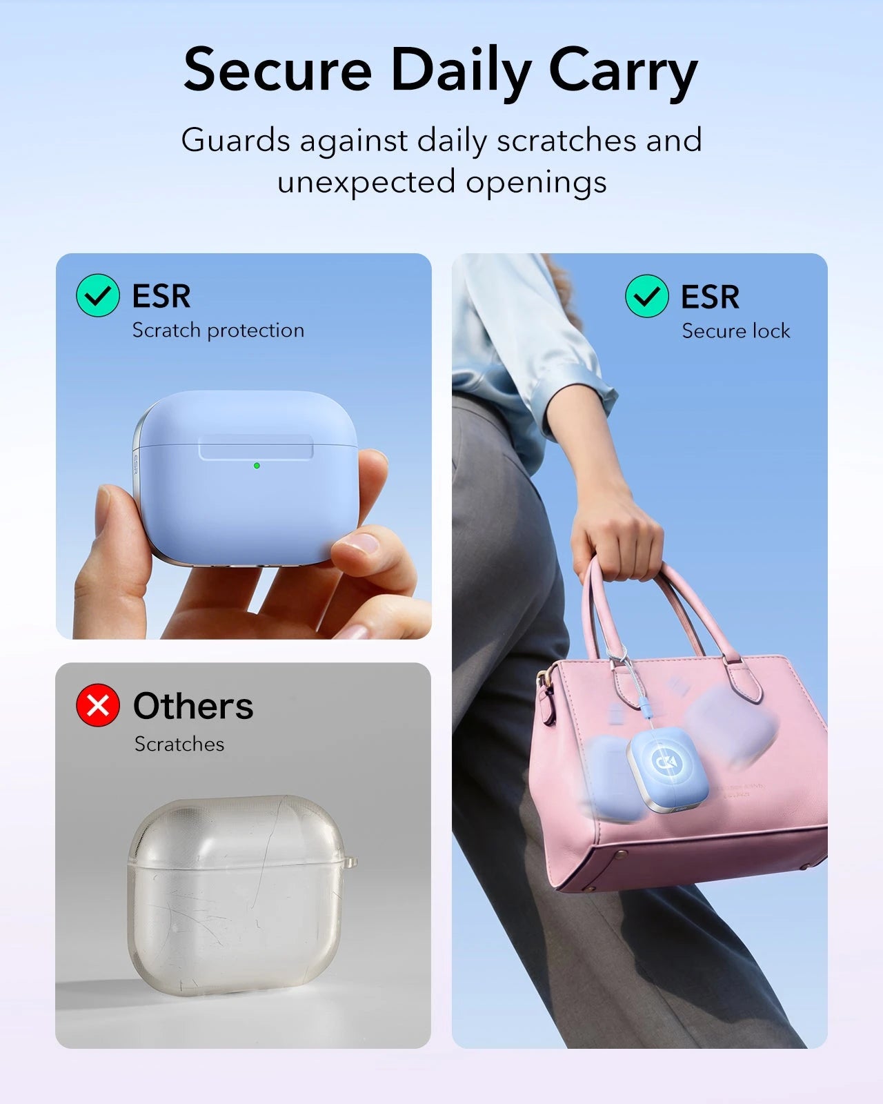 AirPods Pro 3 Pulse Lite Magnetic Case - Light Blue ESR ESR
