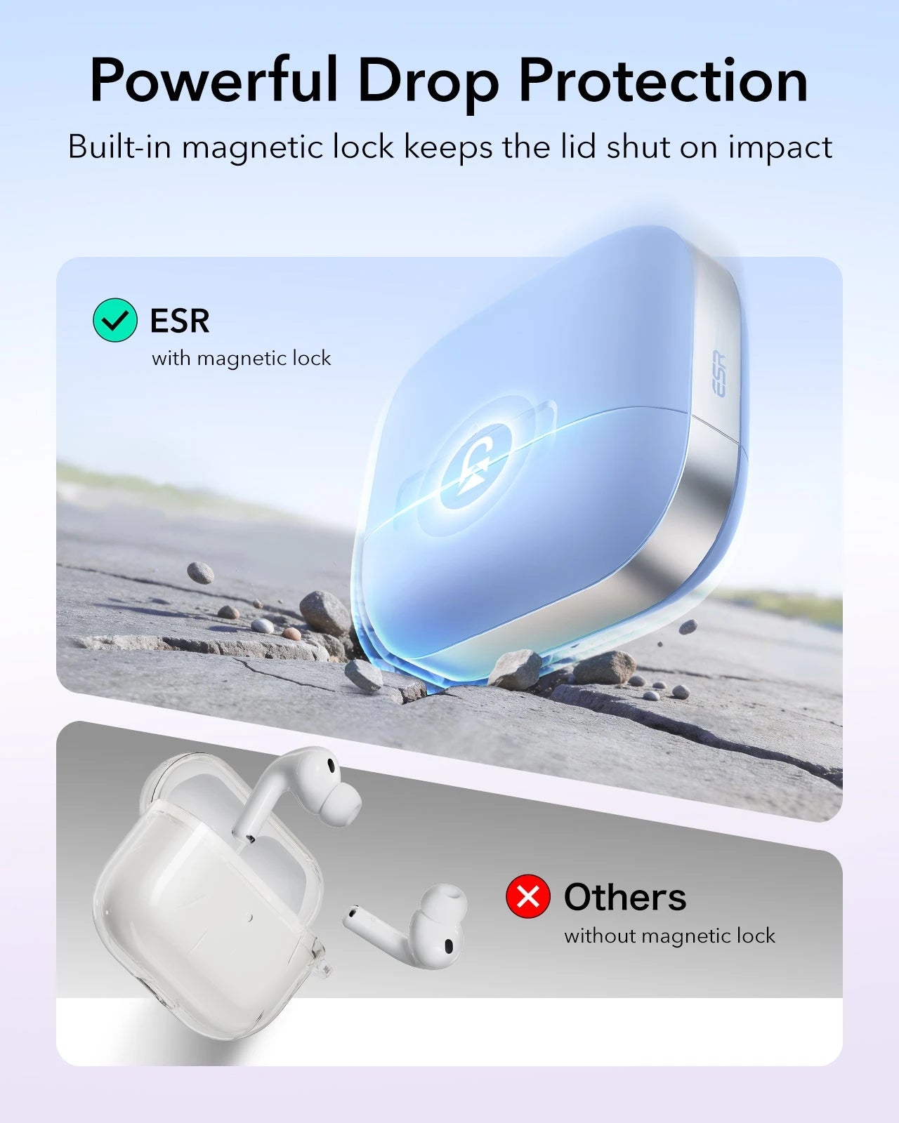 AirPods Pro 3 Pulse Lite Magnetic Case - Light Blue ESR ESR