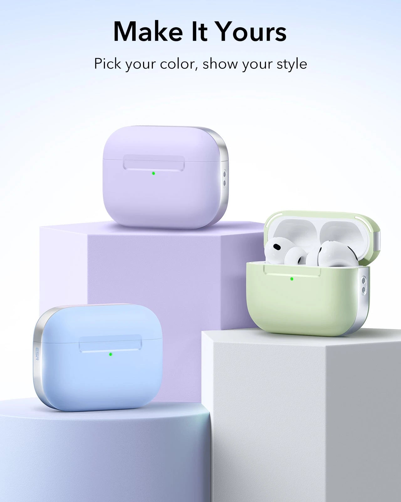AirPods Pro 3 Pulse Lite Magnetic Case - Light Purple ESR ESR