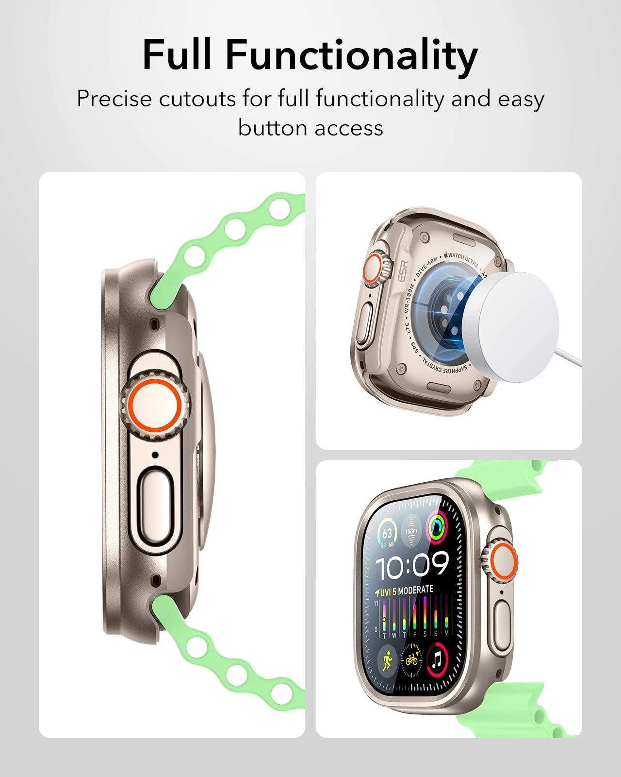 Apple Watch Ultra 3 Armorite Protection Set - Titanium ESR ESR