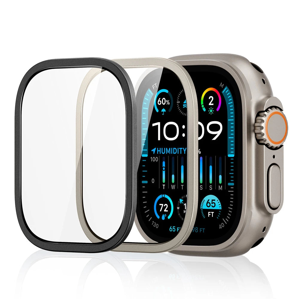 Apple Watch Ultra 3 2025 Screen Protector Titanium / Black 