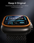 ESR Apple Watch Ultra 3 2025 Screen Protector Titanium / Orange Keep it Original