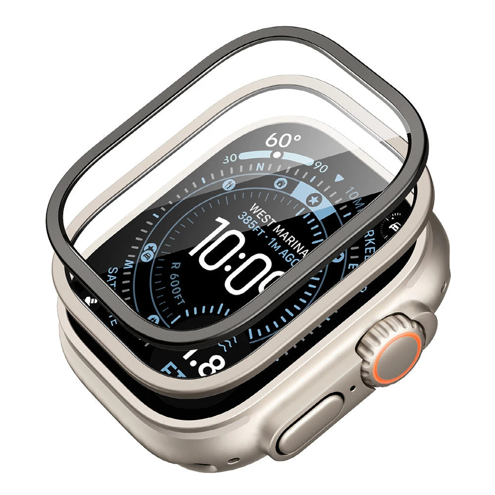 Apple Watch Ultra 4 Armorite Screen Protector (Bezel) - Titanium / Black ESR ESR