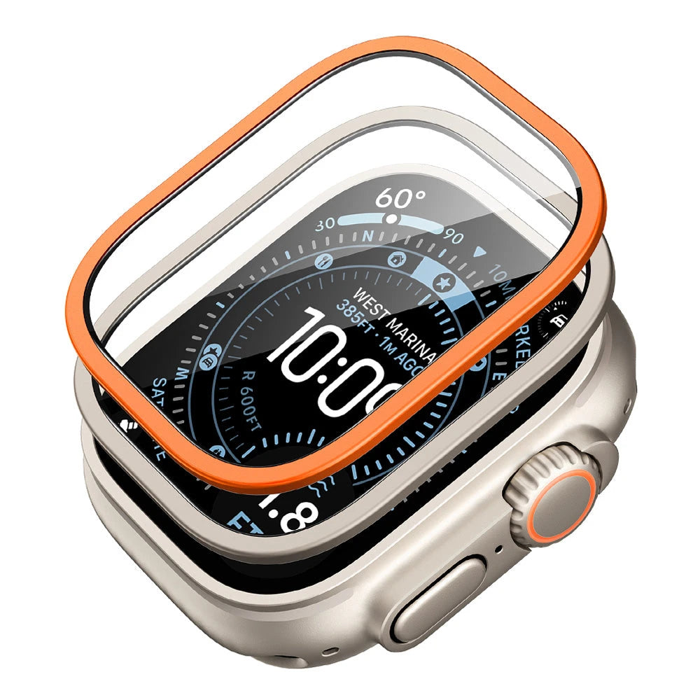 Apple Watch Ultra 4 Armorite Screen Protector (Bezel) - Titanium / Orange ESR ESR