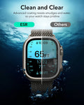 Apple Watch Ultra 4 Armorite Screen Protector (Bezel) - Titanium / Orange ESR ESR