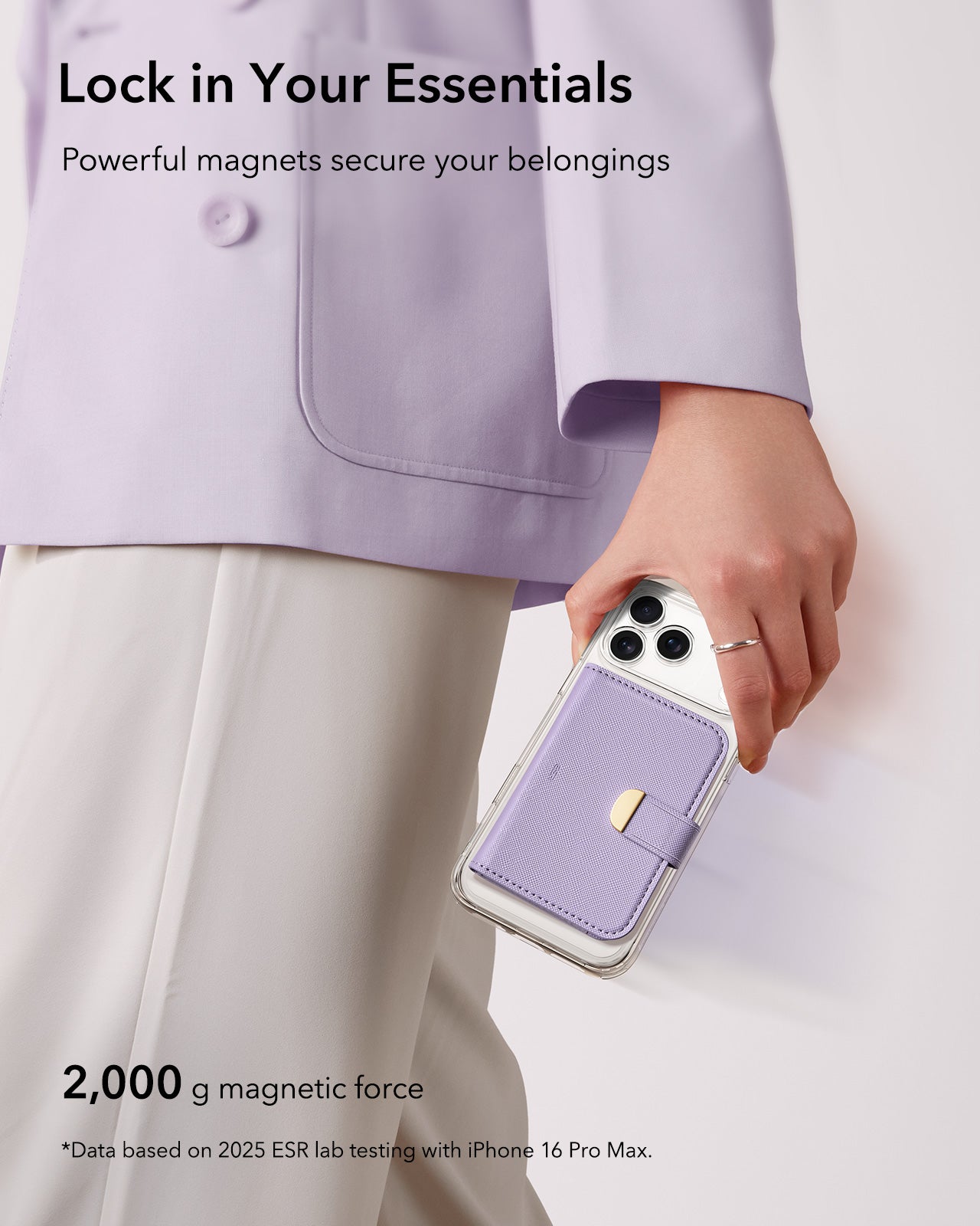 Aura Clutch Magnetic Wallet - Lavender ESR ESR