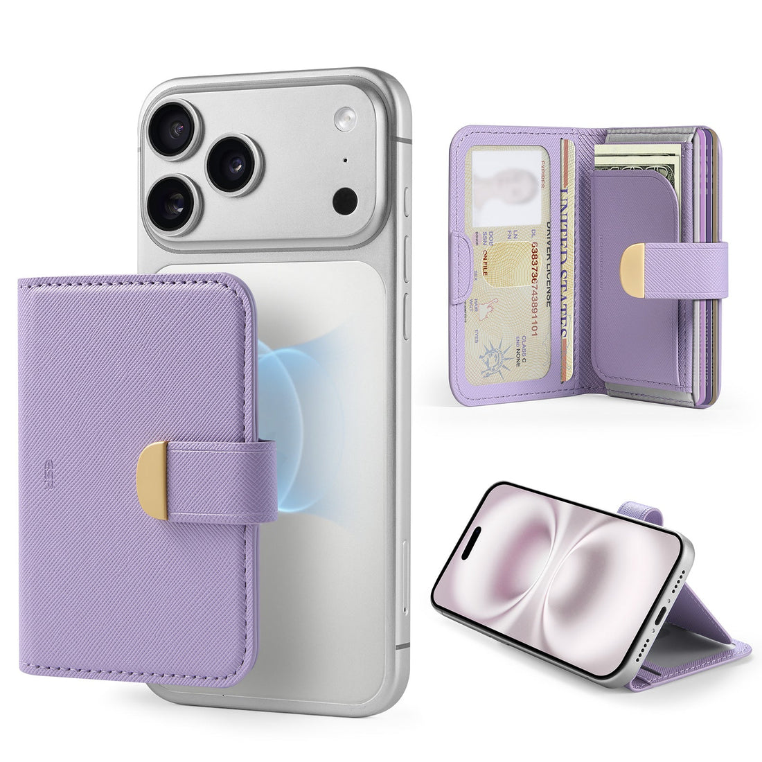 Aura Clutch Magnetic Wallet - Lavender ESR ESR