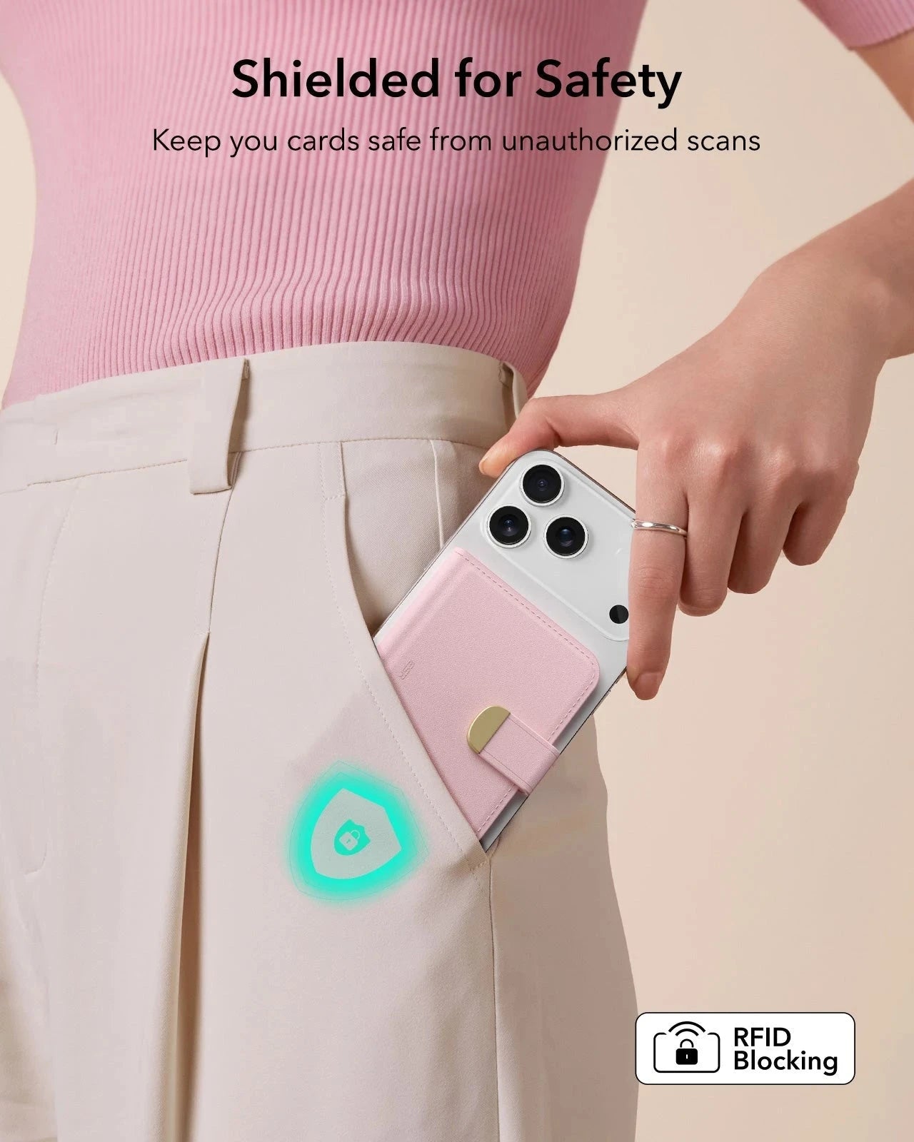 Aura Clutch Magnetic Wallet - Pink ESR ESR