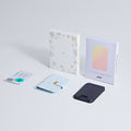 Aura Clutch Magnetic Wallet and Classic Wallet Stand Bundle - Tropical Paradise&Midnight Black