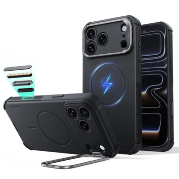ESR Black iPhone 18 Pro Max Tough Phone Case Magsafe with Stand