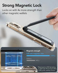Classic Magnetic Wallet Stand for 5 cards - Black Carbon Fiber ESR ESR