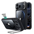 Clear Black iPhone 18 Pro Max Magsafe Slim Phone Case with Stand