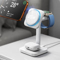 CryoBoost 3-in-1 Magnetic Charging Station (25W, Qi2.2)  - JP Plug–White ESR ESR